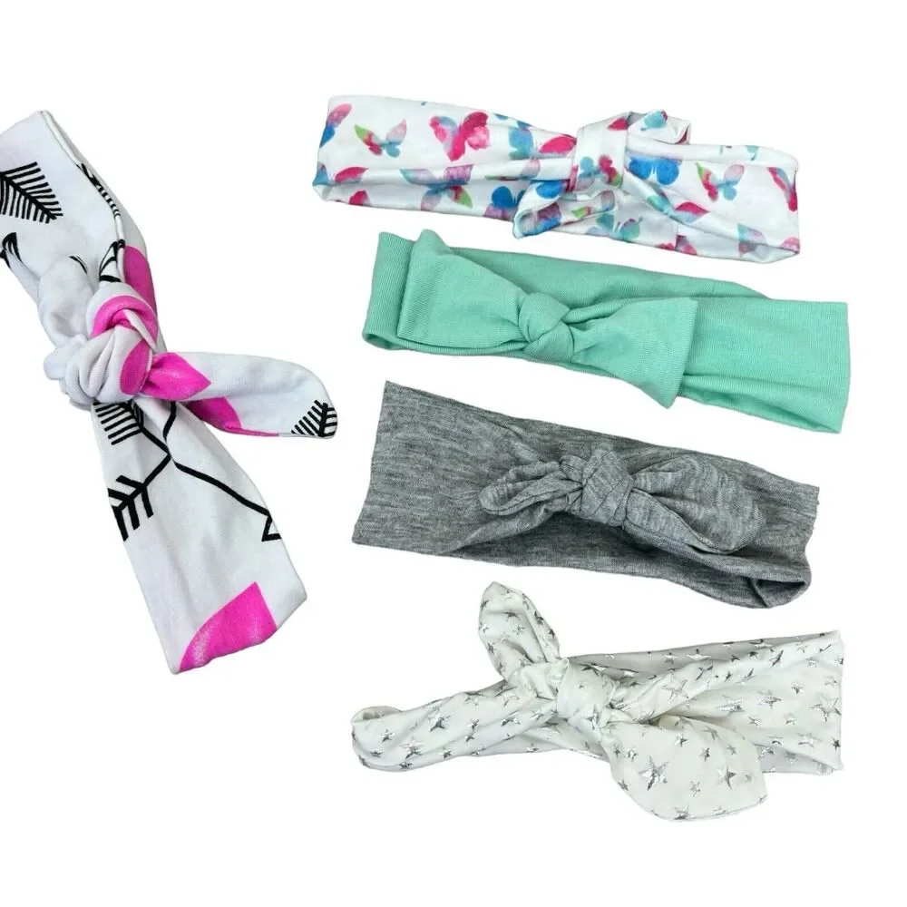 Headband Baby Toddler Lot Print Bows